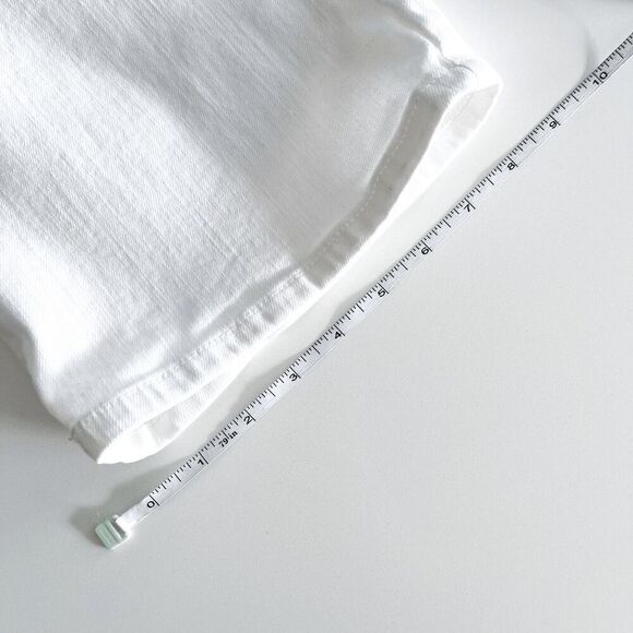 Banana Republic Womens Denim Cropped Bootcut Jeans White Size 8 - Picture 9 of 12